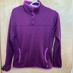 Womens Eddie Bauer pull over fleece small